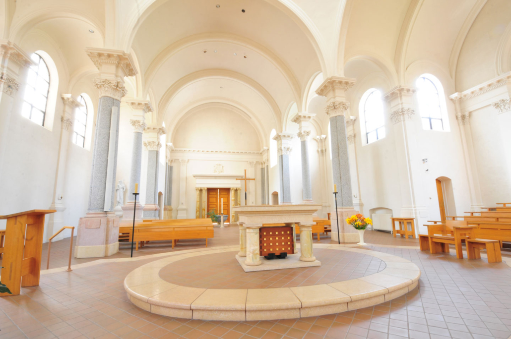 Interior of Sacred Heart Chapel